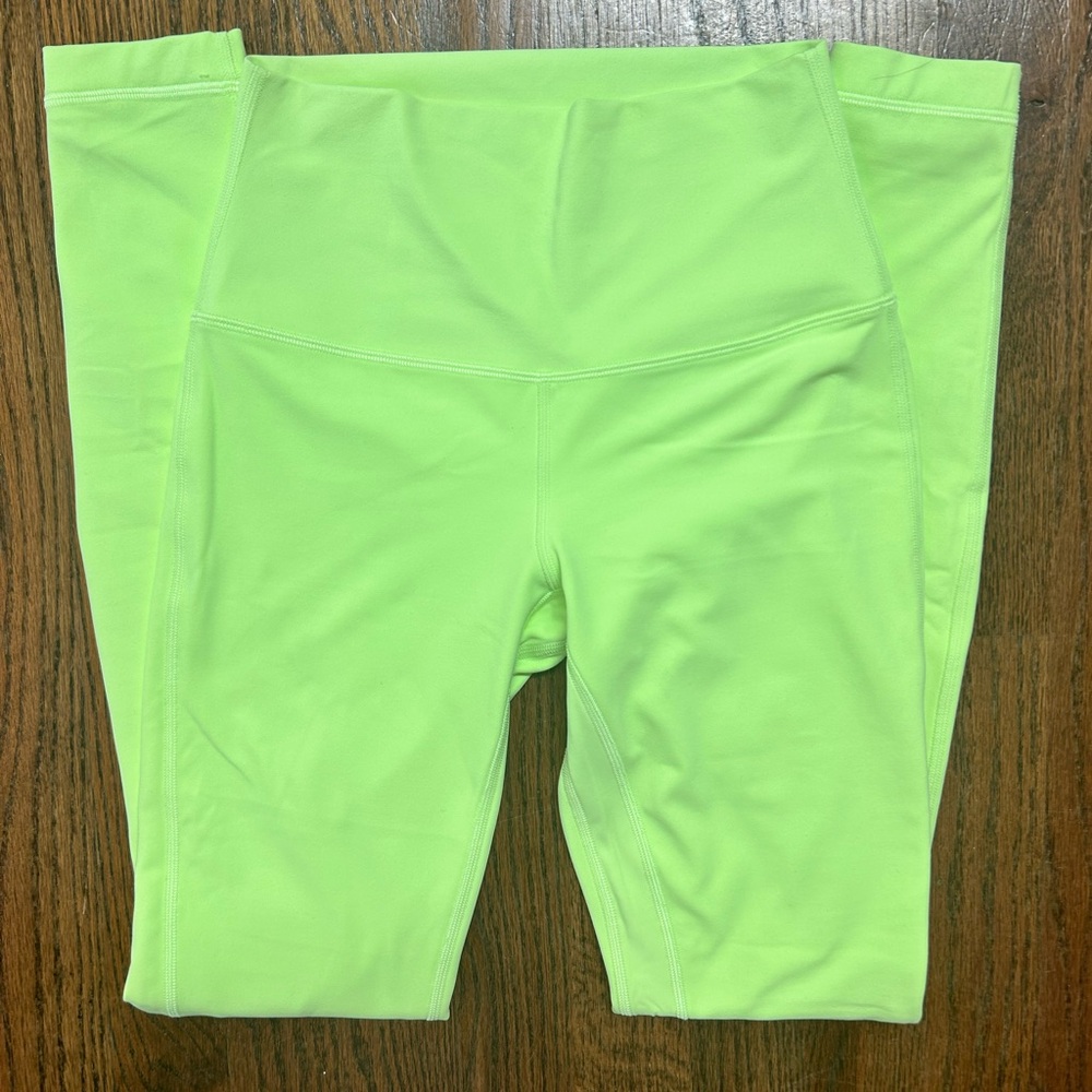 Lululemon Neon Yellow Long Leggings